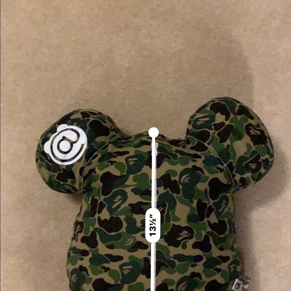 Bape / A Bathing Ape Green ABC Camo Medicom Pillow - Picture 4 of 5